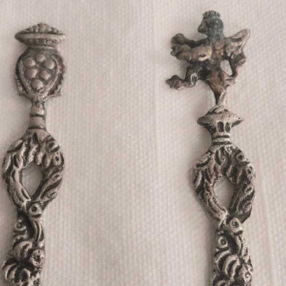 Vintage Oyster forks Made in Italy set of 2 filigree - Picture 3 of 5